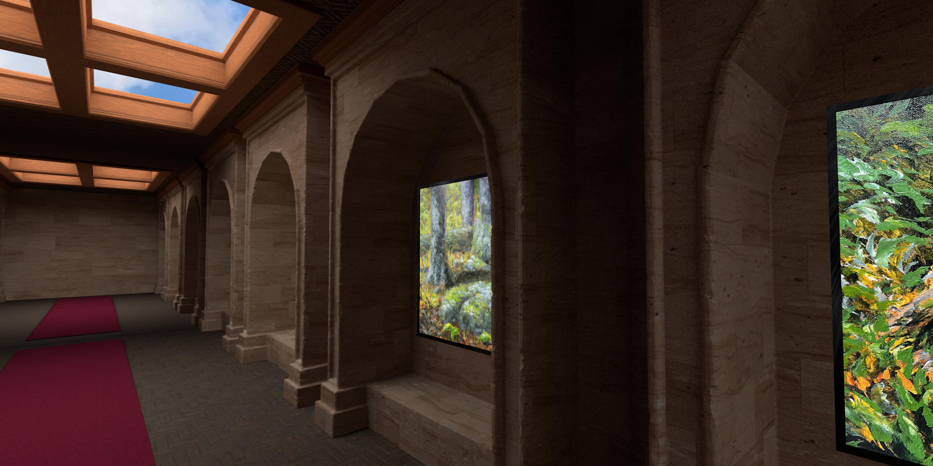 The foundation for a scalable platform where artists, photographers, and musicians can create their own immersive galleries without requiring 3D expertise.